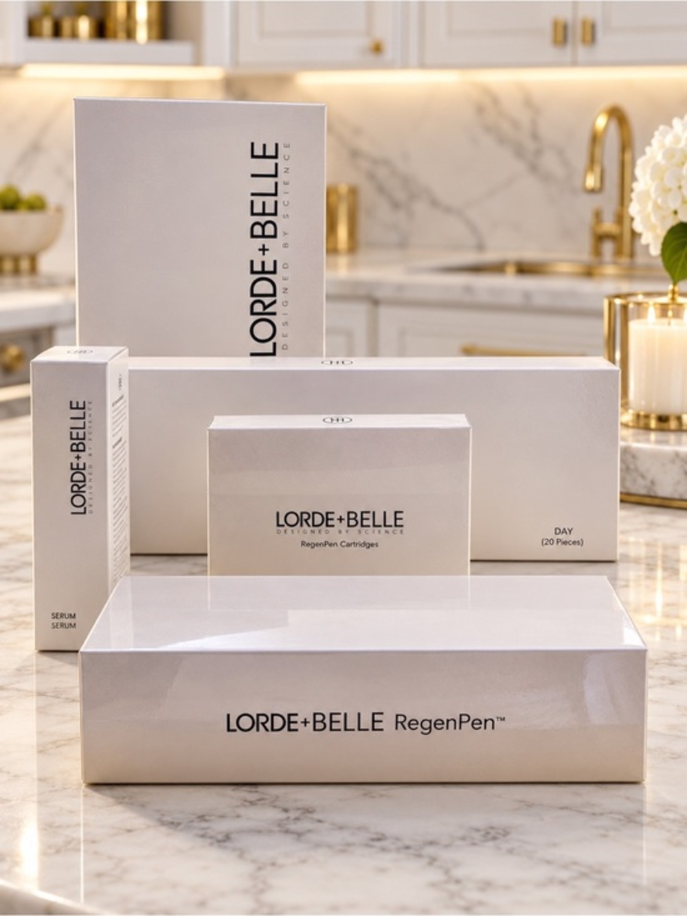 LORDE + BELLE Viral RegenPen Luxury Skincare System Bundle New